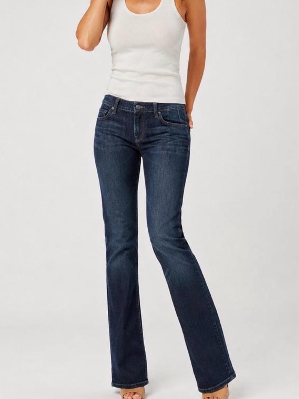 7 For All Mankind Dark Indigo Flare Jeans